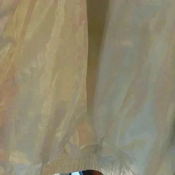 Maeve by Anthropologie ivory women's Oversized Faux Leather Bomber Jacket size L - Picture 7 of 13